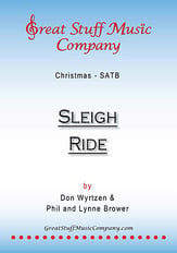 Sleigh Ride SATB choral sheet music cover